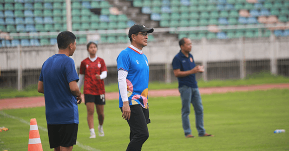 ၂၀၂၇ ခုနှစ် အာရှ ယူ-၁၇ အမျိုးသမီးဘောလုံးပြိုင်ပွဲ (AFC U17 Women’s Asian Cup 2027) ခြေစစ်ပွဲအတွက် လေ့ကျင့်ပြင်ဆင်နေသည့် Young Lionesses (မြန်မာ ယူ-၁၇) အသင်း၏ ပုံရိပ်များ